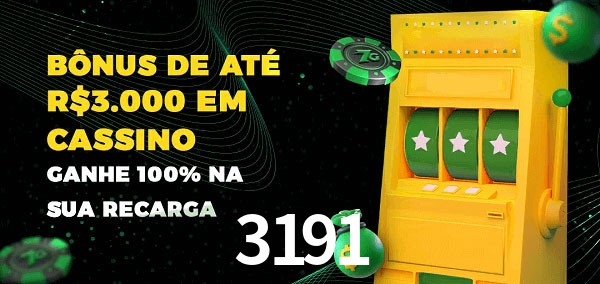 3191 melhor bônus de depósito